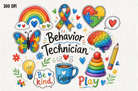 Behavior Technician PNG for Website & Editorial Design