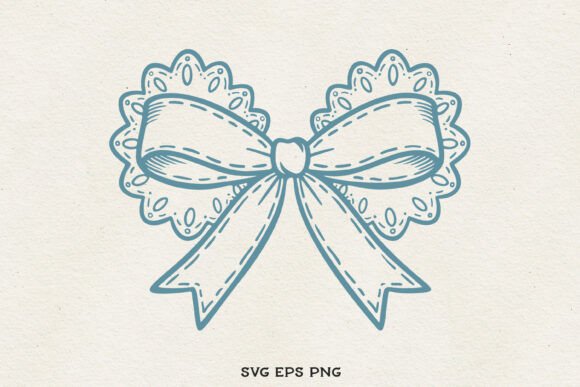 Cute Bow Clipart SVG PNG EPS for Graphics and Illustrations