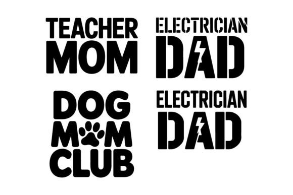 Dad T-Shirt Design Set – Father’s Day Graphics