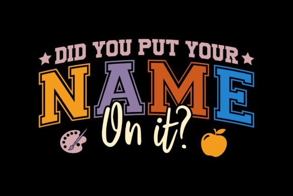 Did You Put Your Name on It Review
