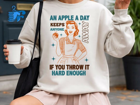 Funny Apple Day Sarcastic Design for T-Shirt Graphics