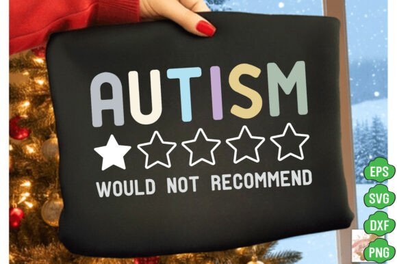 Funny Autism PNG for T-Shirt Designs and Graphics