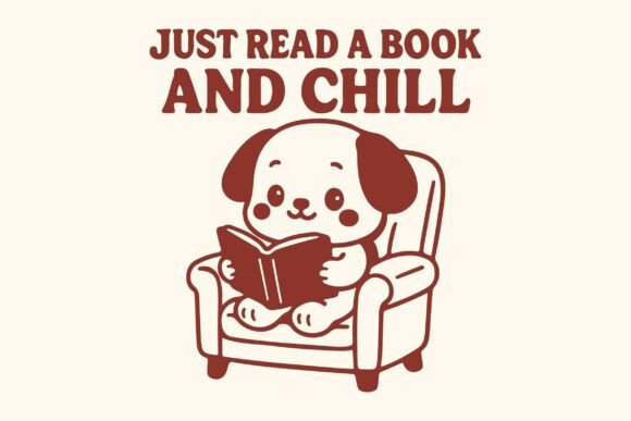 Funny Book Lover Dog T-shirt Sublimation Graphics