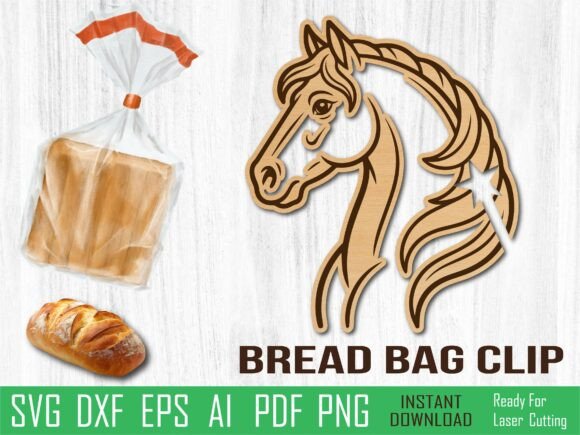 Horse Bread Clip Laser Cut Design Review