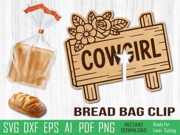 Rustic Cowgirl Bread Clip SVG Review