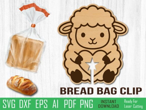 Sheep Bread Clip Embroidery Design Review